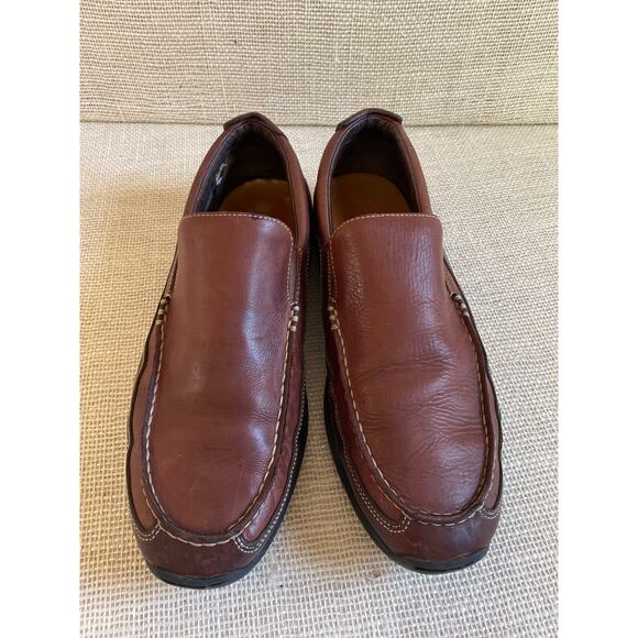 Cole Haan Nike Chestnut Brown Slip On Loafers Mens Size 11 W Style C08038 - Picture 2 of 9